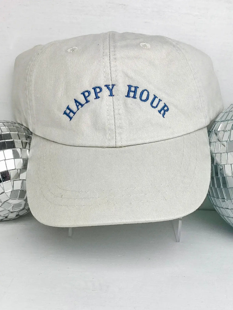 happy hour baseball cap
